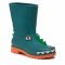Wellington MELISSA - Mini Melissa Rain Boot + Fabul 33677 Orange/Green AF028