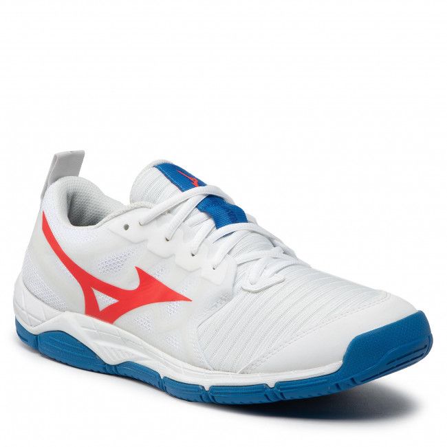 Scarpe MIZUNO - Wave Supersonic 2 V1GA204025 White/Ignition/Red Frenc