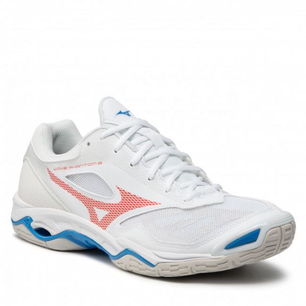 Scarpe Mizuno - Wave Phantom 2 X1GA206025 White/Ignition Red Scarpe Mizuno - Wave Phantom 2 X1GA206025 White/Ignition Red