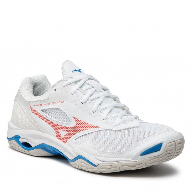 Scarpe Mizuno - Wave Phantom 2 X1GA206025 White/Ignition Red