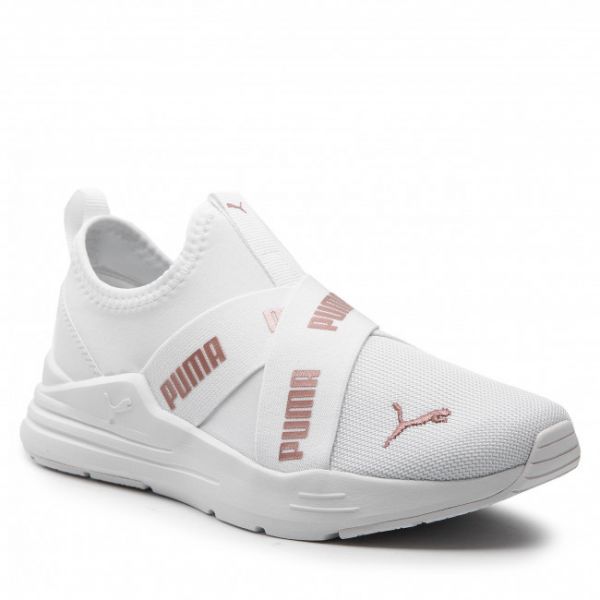 Scarpe PUMA - Wired Run Slip On Jr 381993 06 Puma White/Rose Gold Scarpe PUMA - Wired Run Slip On Jr 381993 06 Puma White/Rose Gold