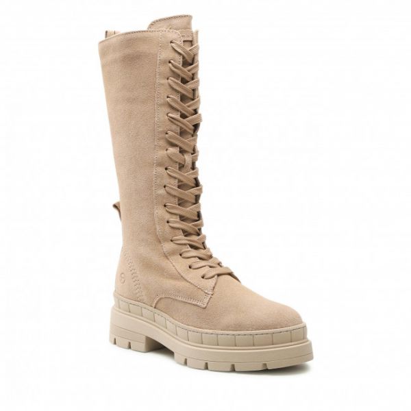 Stivali Tamaris - 1-25212-29 Beige Suede 401 Stivali Tamaris - 1-25212-29 Beige Suede 401