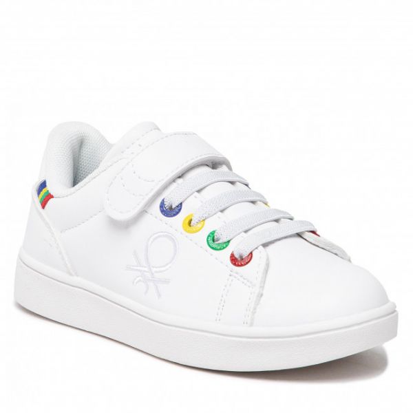 Sneakers UNITED COLORS OF BENETTON - Penn Multirings BTK214005 White/Royal Sneakers UNITED COLORS OF BENETTON - Penn Multirings BTK214005 White/Royal
