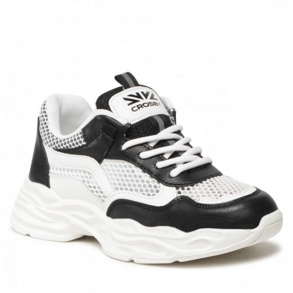 Sneakers CROSBY - 27430/01-04W White/Black Sneakers CROSBY - 27430/01-04W White/Black