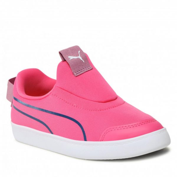 Sneakers Puma - Courtflex v2 Slip On Ps 374858 12 Sunset Pink/Sodalite Blue Sneakers Puma - Courtflex v2 Slip On Ps 374858 12 Sunset Pink/Sodalite Blue