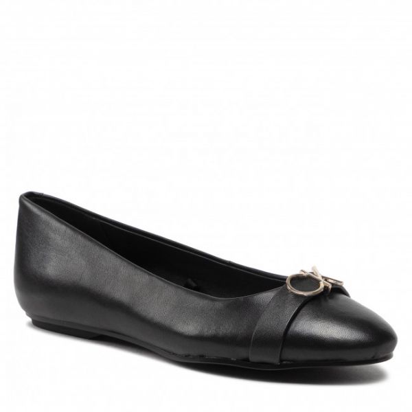 Ballerine Calvin Klein - Round Ballerina W/Hdw HW0HW01286 Ck Black BAX Ballerine Calvin Klein - Round Ballerina W/Hdw HW0HW01286 Ck Black BAX