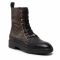 Scarponcini Calvin Klein - Cleat Biker Boot - Mono Mix HW0HW01314 Black/Brown Mono