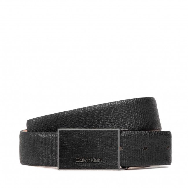 Cintura da uomo CALVIN KLEIN - Leather Inlay Plaque Pal 35Mm K50K509766 BAX