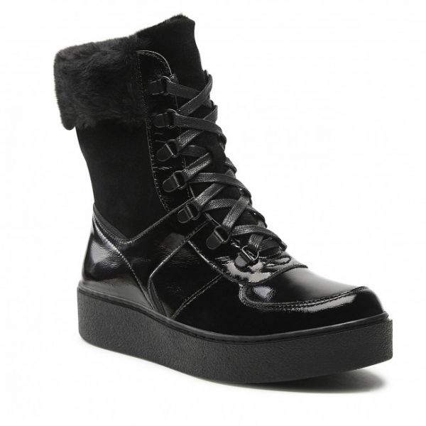 Tronchetti Pollonus - 5-1455-002 Czarny Naplak/Welur