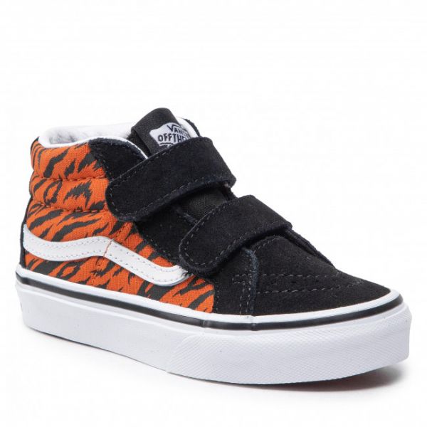 Sneakers Vans - Sk8-Mid Reissu VN0A38HH6BT1 Tiger Black/True White Sneakers Vans - Sk8-Mid Reissu VN0A38HH6BT1 Tiger Black/True White