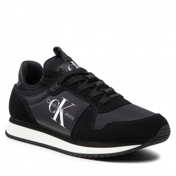 Sneakers Calvin Klein Jeans - Runner Sock Laceup Ny-Lth-Wn YW0YW00840 Black BDS Sneakers Calvin Klein Jeans - Runner Sock Laceup Ny-Lth-Wn YW0YW00840 Black BDS