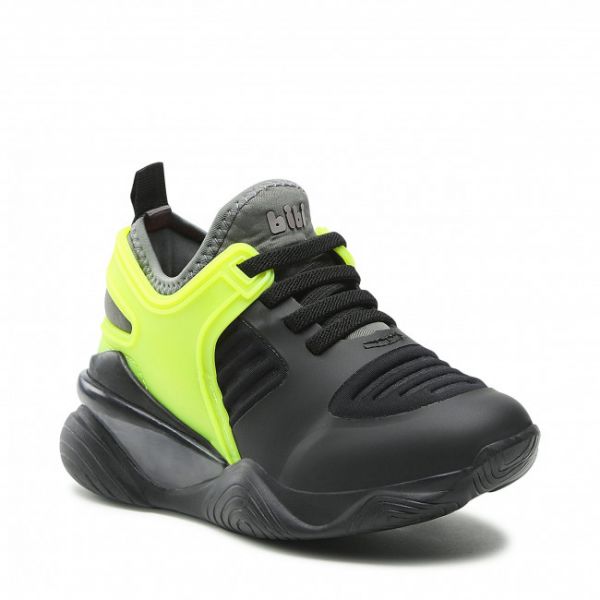 Sneakers Bibi - Light Flow 1160023 Graphite/Black/Yellow Fluor Sneakers Bibi - Light Flow 1160023 Graphite/Black/Yellow Fluor