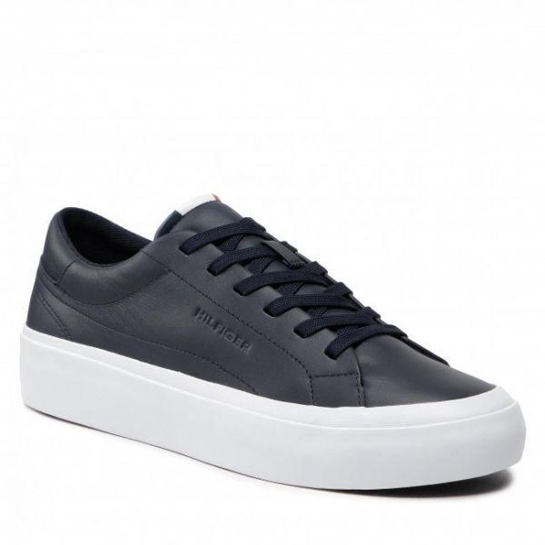 Sneakers TOMMY HILFIGER - Prep Vulc Leather FM0FM04171 Desert Sky DW5 Sneakers TOMMY HILFIGER - Prep Vulc Leather FM0FM04171 Desert Sky DW5