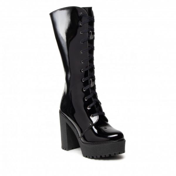 Stivali Altercore - Alexa Vegan Black Patent Stivali Altercore - Alexa Vegan Black Patent