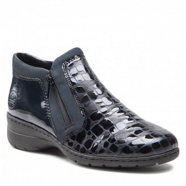 Botki RIEKER - L4382-14 Blau