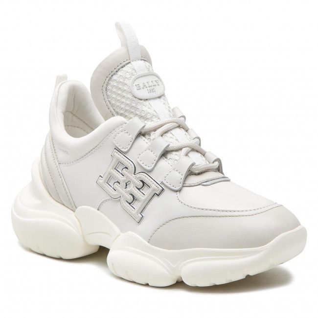 Sneakers BALLY - Claires 6300051 Dustywhit/Wht/Silver