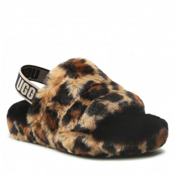 Pantofole UGG - K Fluff Yeah Slide Spotty 1134954K Nat Pantofole UGG - K Fluff Yeah Slide Spotty 1134954K Nat