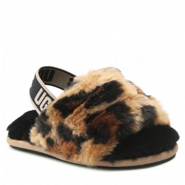 Pantofole UGG - T Fluff Yeah Slide Spotty 1134955T Nat Pantofole UGG - T Fluff Yeah Slide Spotty 1134955T Nat