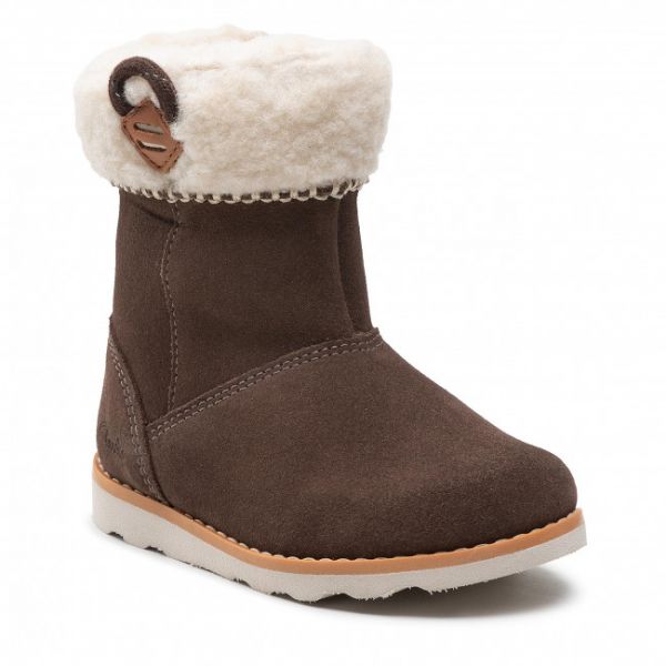 Stivali Clarks - Crown Loop T 261613756 Walnut Suede Stivali Clarks - Crown Loop T 261613756 Walnut Suede