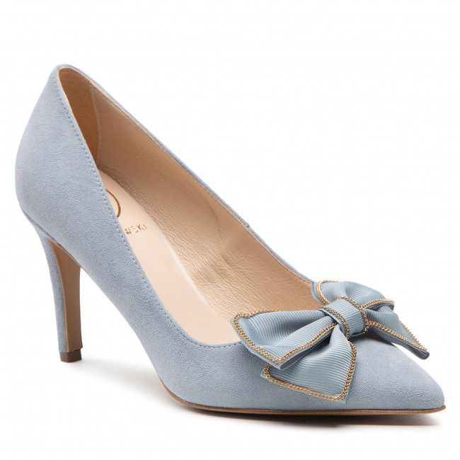 Scarpe stiletto Baldowski - D04232-2835-001 Zamsz Sky Blue