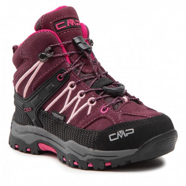 Scarpe da trekking CMP - Kids Rigel Mid Trekking Shoe Wp 3Q12944 Prugna/Peach 05HM Scarpe da trekking CMP - Kids Rigel Mid Trekking Shoe Wp 3Q12944 Prugna/Peach 05HM