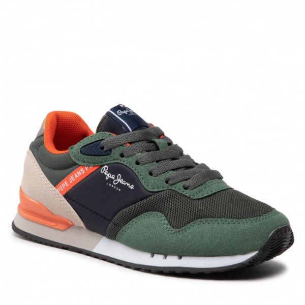 Sneakers Pepe Jeans - London One Basic B PBS30540 Khaki Green 765 Sneakers Pepe Jeans - London One Basic B PBS30540 Khaki Green 765