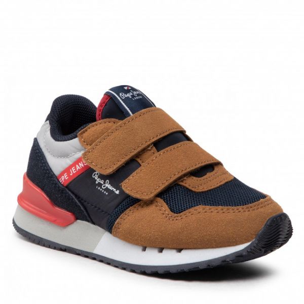 Sneakers Pepe Jeans - London One Basic Bk PBS30541 Cognac 879 Sneakers Pepe Jeans - London One Basic Bk PBS30541 Cognac 879