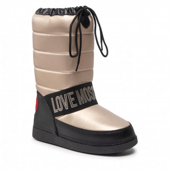 Stivali da neve LOVE MOSCHINO - JA24382G1FISV900 Platino Stivali da neve LOVE MOSCHINO - JA24382G1FISV900 Platino