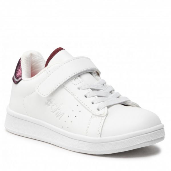 Sneakers SHONE - 15012-129 Off White/Purple Sneakers SHONE - 15012-129 Off White/Purple