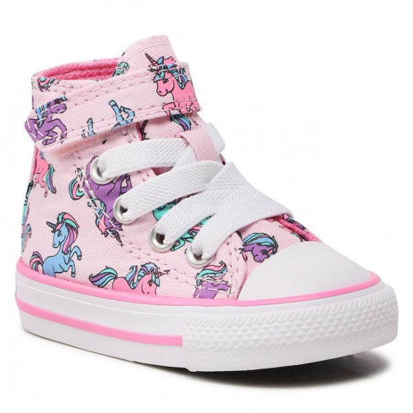 Scarpe da ginnastica Converse - Ctas 1V Hi A01006C Pink Foam/Pink/University Blue Scarpe da ginnastica Converse - Ctas 1V Hi A01006C Pink Foam/Pink/University Blue