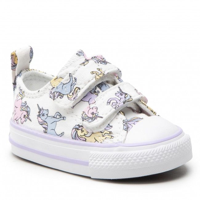 Scarpe da ginnastica CONVERSE - Ctas 2V Ox A01675C White/Moonstone Violet