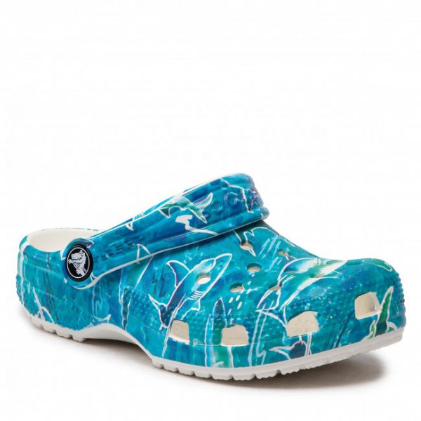 Ciabatte Crocs - Classic Pool Party Clog K 207826 Shark/Ocean Ciabatte Crocs - Classic Pool Party Clog K 207826 Shark/Ocean
