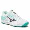 Scarpe MIZUNO - Break Shot 3 Ac 61GA212623 White/Iron Gate/Turquoise