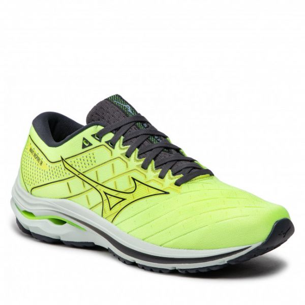 Scarpe Mizuno - Wave Inspire 18 J1GC224427 Neo Lime/Misty Blue/Ebony Scarpe Mizuno - Wave Inspire 18 J1GC224427 Neo Lime/Misty Blue/Ebony