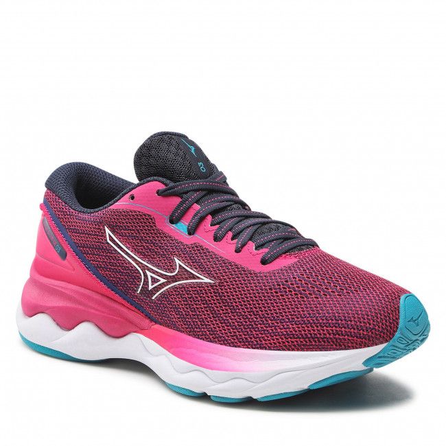 Scarpe MIZUNO - Wave Skyrise 3 J1GD220902 Pink Peacock/White/Algiers Blue