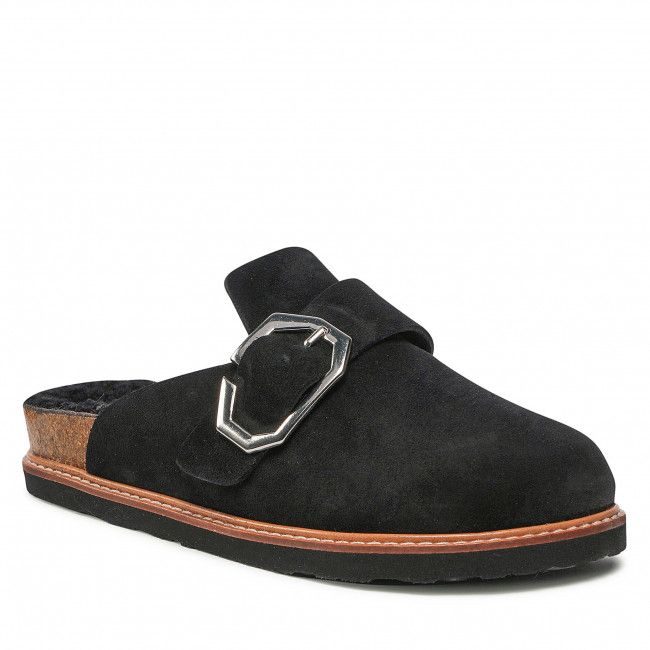 Pantofole GENUINS - Grisel G104527 Sheepskin Velour Black