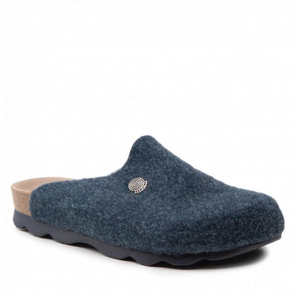 Pantofole GENUINS - Helsinki G104615 Navy/Yellow Pantofole GENUINS - Helsinki G104615 Navy/Yellow