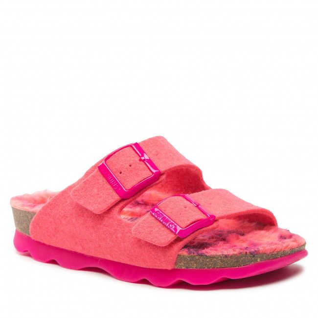 Pantofole GENUINS - Hawaii G104679 Faux Sheepskin Fuxia