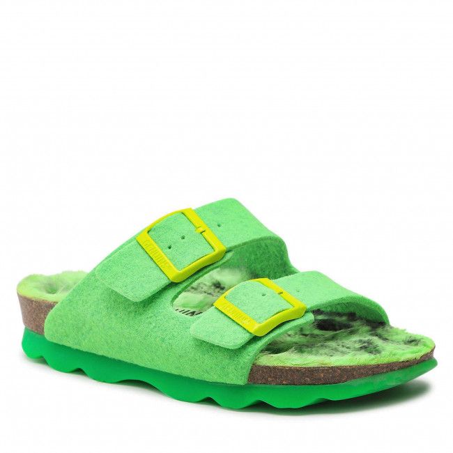 Pantofole GENUINS - Hawaii G104680 Faux Sheepskin Green