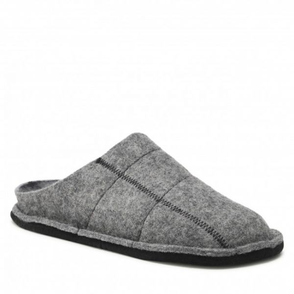 Pantofole Panto Fino - KK167021 Szary/Czarny Pantofole Panto Fino - KK167021 Szary/Czarny