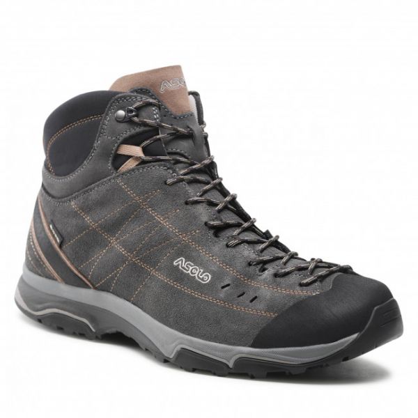 Scarpe da trekking Asolo - Nucleon Mid Gv Mm GORE-TEX A40028 00 A921 Graphite/Brown Scarpe da trekking Asolo - Nucleon Mid Gv Mm GORE-TEX A40028 00 A921 Graphite/Brown