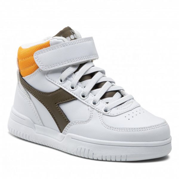 Sneakers Diadora - Raptor Mid Ps 101.177718 01 D0074 White/Dark Olive Sneakers Diadora - Raptor Mid Ps 101.177718 01 D0074 White/Dark Olive