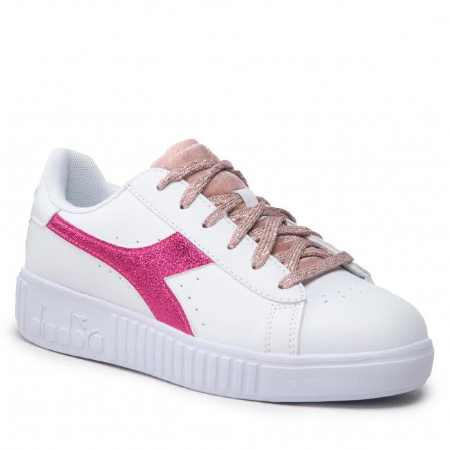 Sneakers Diadora - Game Step P Metallic Craquele Gs 101.178647 01 C3113 White/Pink Lady