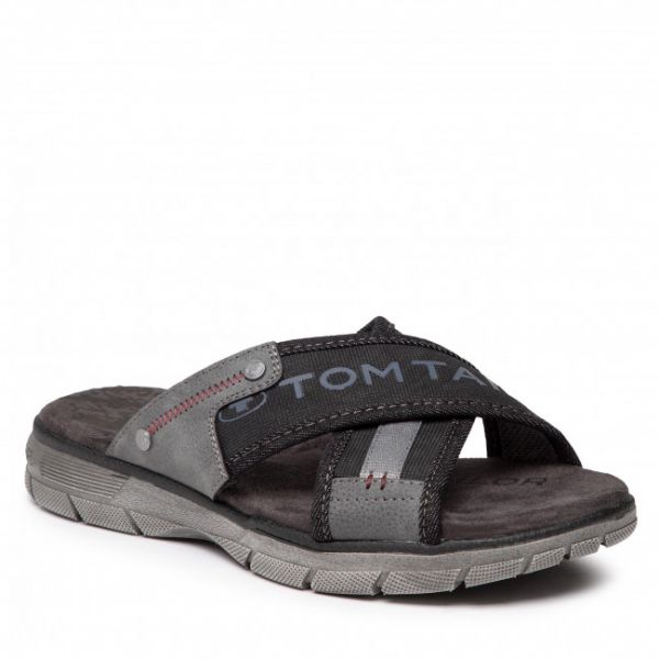 Ciabatte Tom Tailor - 3280301 Black/Grey Ciabatte Tom Tailor - 3280301 Black/Grey