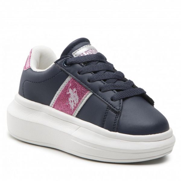 Sneakers U.S. Polo Assn. - Helis004A HELIS004K/BY2 DBL/PIN02 Sneakers U.S. Polo Assn. - Helis004A HELIS004K/BY2 DBL/PIN02