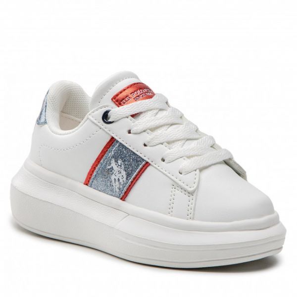 Sneakers U.S. Polo Assn. - Helis004A HELIS004K/BY2 WHI/DBL05 Sneakers U.S. Polo Assn. - Helis004A HELIS004K/BY2 WHI/DBL05