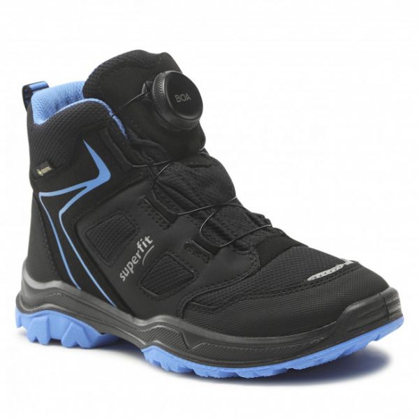 Stivali SUPERFIT - GORE-TEX 1-000075-0000 M Schwarz/Hellbla Stivali SUPERFIT - GORE-TEX 1-000075-0000 M Schwarz/Hellbla