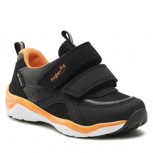 Sneakers SUPERFIT - GORE-TEX 1-000236-0010 M Schwarz/Orange