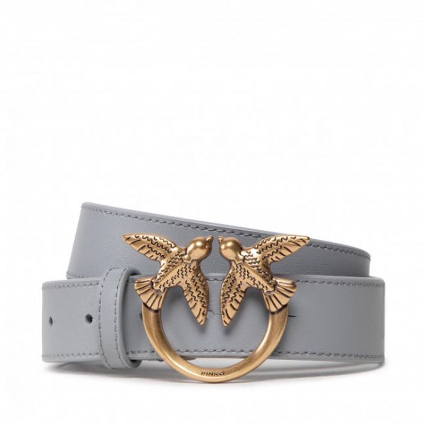 Cintura da donna PINKO - Love Berry Simply H3 Belt AL 22-23 PLT01 1H212Q Y5H7 Grey I47Q