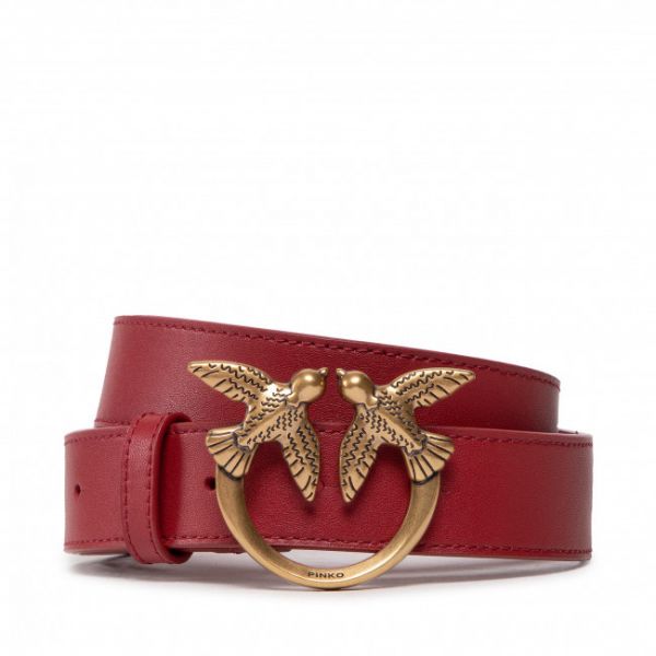 Cintura da donna Pinko - Love Berry Simply H3 Belt AI 22-23 PLT01 1H212Q Y5H7 Ruby Red R72Q